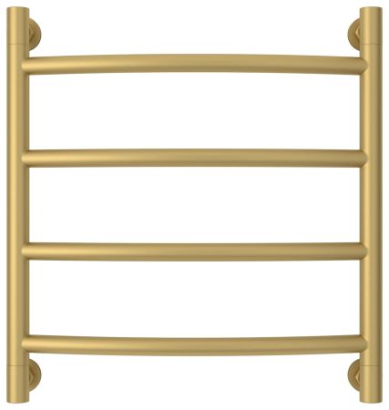 Полотенцесушитель водяной "ГАЛАНТ+" 500х500 (Матовое ЗОЛОТО), артикул 032-0200-5050