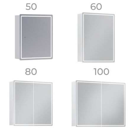 Зеркальный шкаф VIGO Geometry Classic 500 с зеркалом (453), артикул 453