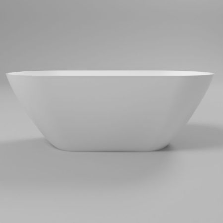 Ванна WHITECROSS Coral X 170x77 (белый глянец) иск. камень, артикул 0203.170077.100