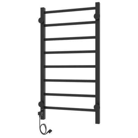 Полотенцесушитель электро "Феличия ЧКЧ8 400х800", черный муар, правый