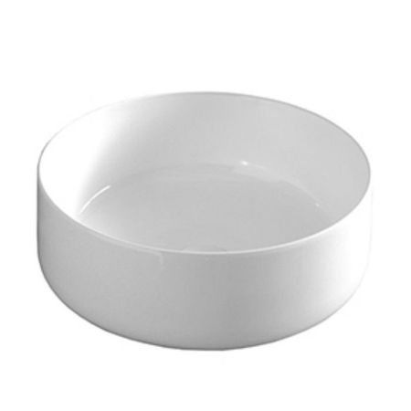 ARTCERAM COGNAC Раковина настольная Ø 42 см, цвет матовый белый, Saniglaze, артикул COL001 05 34