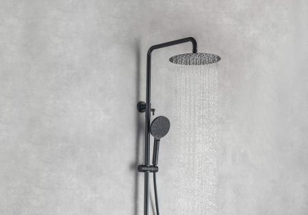 Душевая система 3jet 250мм AQUATEK Reno AQ2046MB, артикул AQ2046MB