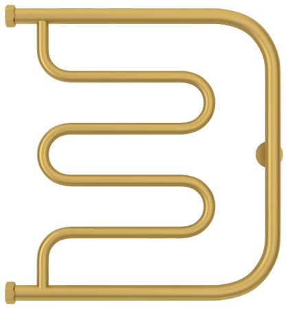 Полотенцесушитель водяной "Лира+" 500х500 Н. Г. 1" (Матовое ЗОЛОТО), артикул 032-4011-5050