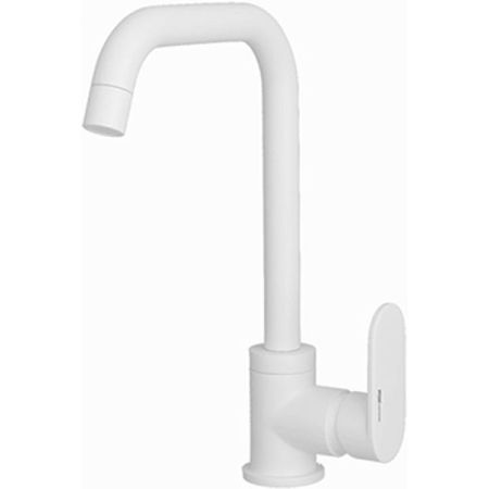 Смеситель для кухни WasserKRAFT Mindel 8507 Белый матовый