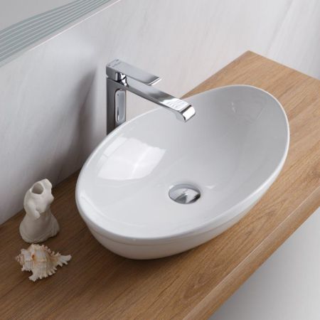Раковина накладная BELBAGNO BB1362 520x340x150, артикул CZR-SC-Bi