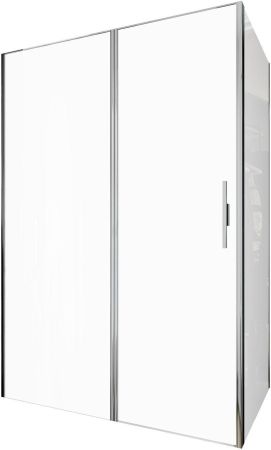 Душевой уголок Allen Brau Priority 140x80 3.31034.00 + 3.31040.00 хром, артикул 3.31034.00 + 3.31040.00