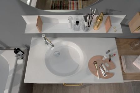 Раковина мебельная JACOB DELAFON ODEON RIVE GAUCHE EXAU112-Z-00 (встраиваемая сверху, (101*40), белы, шт