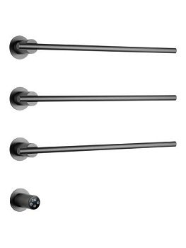 Полотенцесушитель электрический встраиваемый WONZON & WOGHAND DORTMUND, Темный графит (WW-A363-GM)