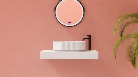 Zenon Olympia, накладная раковина овальной формы, 48х34,5х14 см, цвет белый матовый, артикул 4000.000.000.000.39682