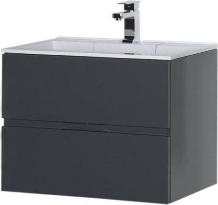 Тумба с раковиной Aquanet Алвита 70 серый антрацит, артикул 00213093