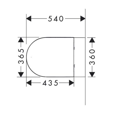 Унитаз, Hansgrohe, GladeLake S, безободковый (с открытым смывным краем), тип установки-подвесной, ширина, мм-360, глубина, мм-540, высота, мм-350, форма чаши-овальная, выпуск-горизонтальный, материал-керамика, бачок-необходима система инсталляции, скрытый, артикул HGSET002