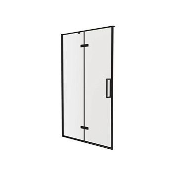 Душевая дверь в нишу Knotlor HDIP120CG0BL 120х200, черный