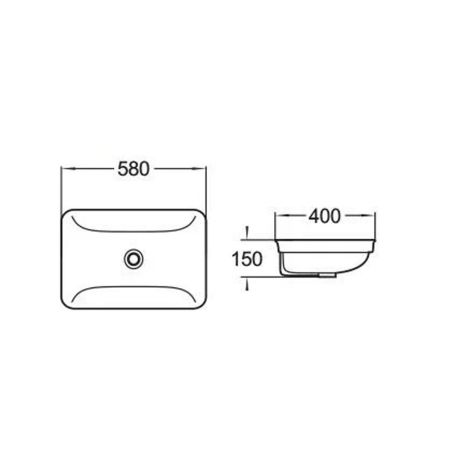 Раковина чаша Velvex 78444, белый, артикул 78444