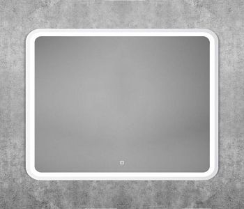 Зеркало с подсветкой "Genova 900x800" AM-Gen-900-800-DS-F-White