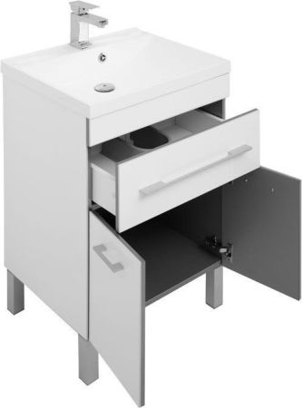 Комплект мебели для ванной Aquanet Верона 60 белый (напольный 1 ящик 2 дверцы), артикул 00287657