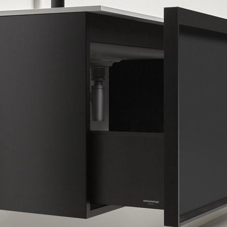 ANTONIO LUPI MOLLA Сифон для раковины, регулируемый по высоте, цвет Graphite, артикул BRAGA.2 graphite