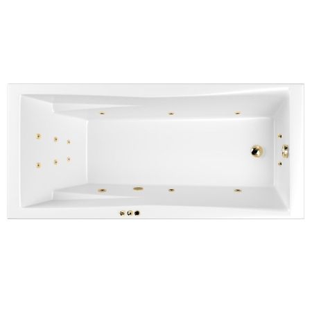 Ванна WHITECROSS Palace 170x75 "SMART" (золото), артикул 0104.170075.100.SMART.GL