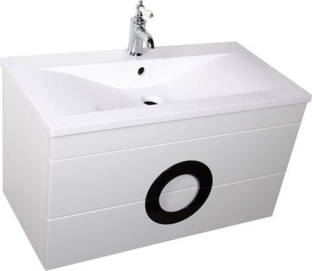 Тумба с раковиной De Aqua Форма 90 белый, артикул 00212700