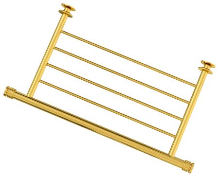 Полка, Сунержа, прямая 4П, ширина, мм-370, назначение-для водяных и электрических, материал-нержавеющая сталь, цвет-золото, артикул 03-2012-4370