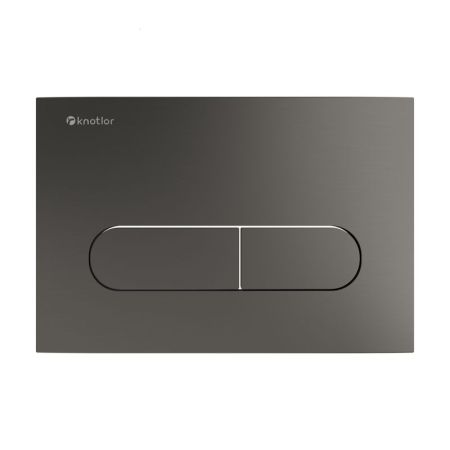 Клавиша смыва Knotlor BIS101GM, вороненая сталь, артикул BIS101GM