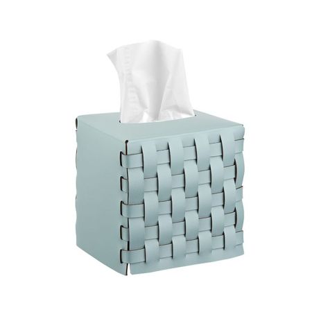 ADJ Салфетница Bottega, 12х12хH12 см., цвет: небесный/эвкалипт, артикул 0115.50/60