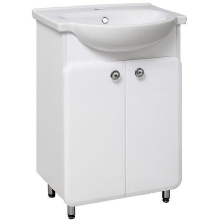 Тумба под раковину Runo Капри 55 4620750028060 Белая