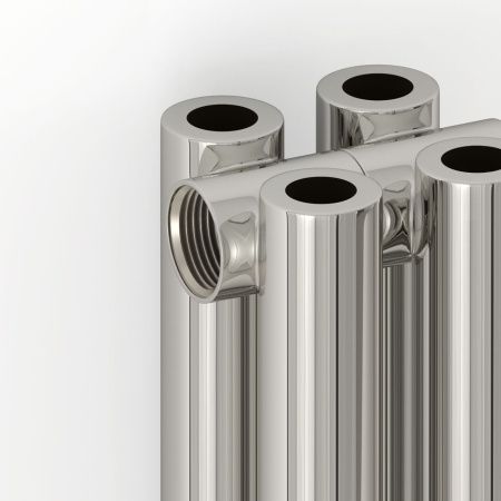 Отопительный радиатор ЭСТЕТ-00 н/ж 1200х90 / 2 сек (Состаренная БРОНЗА)