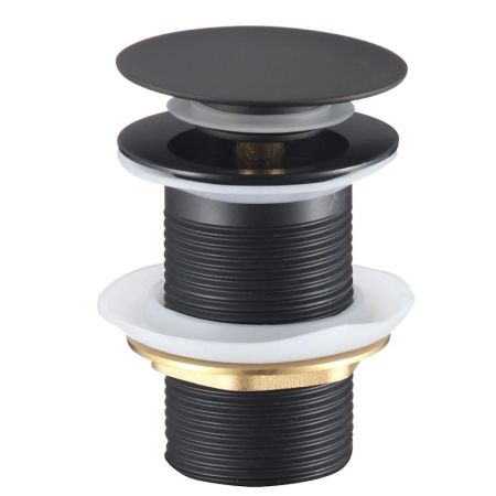 Донный клапан без перелива Savol S-XS002H, черный