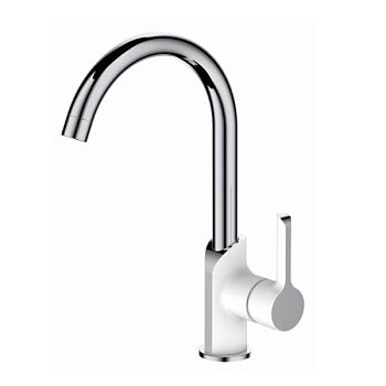 Смеситель для кухни Haiba HB70805-8, белый