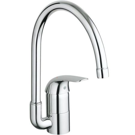 Смеситель для кухни  GROHE EUROECO 32752000 (хром, L-22,3 H-19,8), шт, артикул 32752000