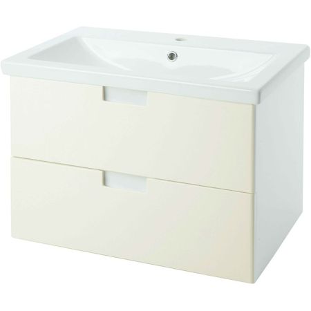 Тумба под раковину Bellezza Пегас 80 4630413270071 подвесная Бежевая, артикул 4630413270071