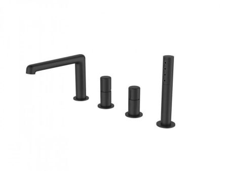 Смеситель на борт ванны BELBAGNO UNO-BVD4, артикул UNO-BVD4-NERO