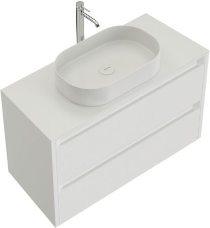 Тумба под раковину Allen Brau Fantasy 100 1.11003.WM 2.0 белый матовый, артикул 1.11003.WM 2.0