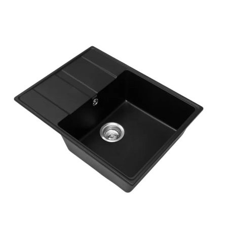 Кухонная мойка Grandex Aqua Topline 600315, черный металлик, артикул 600315