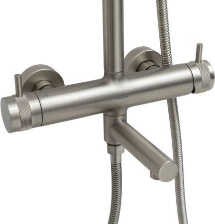 Душевая стойка Allen Brau Priority 5.31A10-BN никель браш, артикул 5.31A10-BN