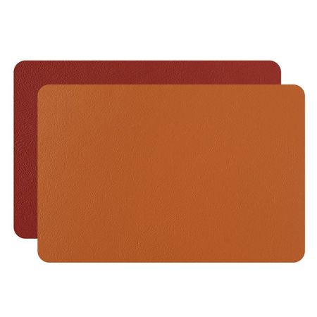 ADJ Прямоугольный плейсмат, 45x30 см., цвет: коньяк/бордо, артикул 0002.09/30