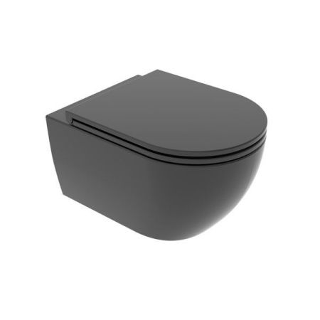 Унитаз подвесной GSG Like черный матовый