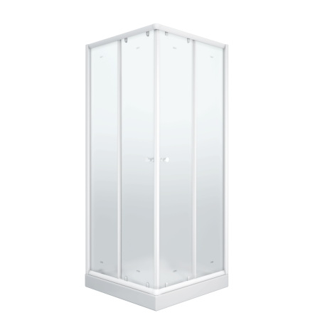 Уголок ZFQ81 душевой PARLY с поддоном (80х80х190)