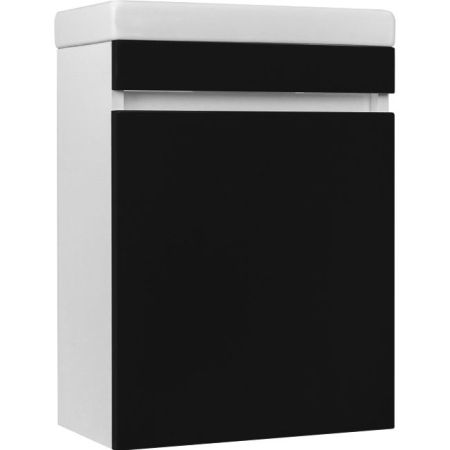 Тумба подвесная "Compact", Como 40, Люкс  черный, артикул СС-00000419