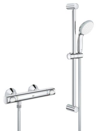 Термостат для душа GROHE Precision Flow с душевым гарнитуром, хром (34841000) Термостат для душа GROHE Precision Flow с душевым гарнитуром, хром (34841000)