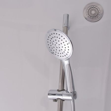 Душевой бокс SSWW BU103B R 150х100 с баней профиль Белый задняя стенка Белая