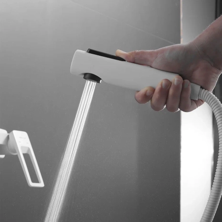 Гигиенический душ со смесителем Shevanik S6805C-1, белый