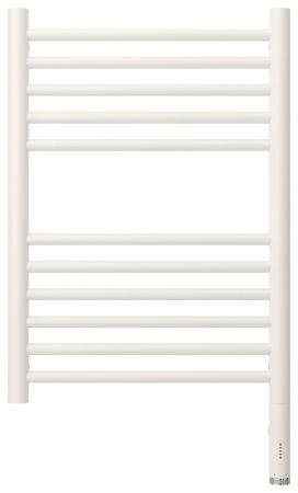 Полотенцесушитель, Сунержа, Богема 3.0, электрический, ширина, мм-432, глубина, мм-75, высота, мм-600, подключение-справа, электрокомплект-МЭМ, материал-нержавеющая сталь, цвет-белый матовый, артикул 30-5805-6040