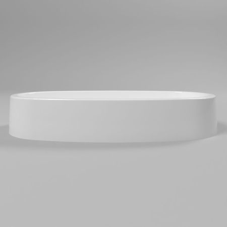 Умывальник WHITECROSS Obsidian C 65x35 (белый глянец) иск. камень, артикул 0735.065035.100