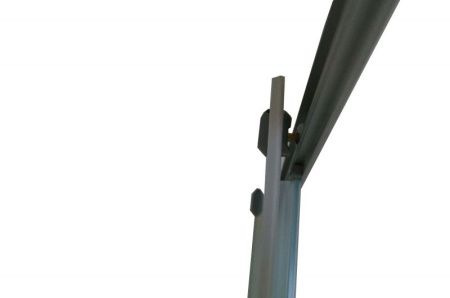 Душевой уголок Parly ZEQ811 80х193 профиль Матовый алюминиевый стекло матовое