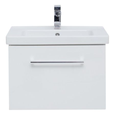 Тумба под раковину подвесная Dreja Big Inn 65 см, белый, артикул 77.0201W