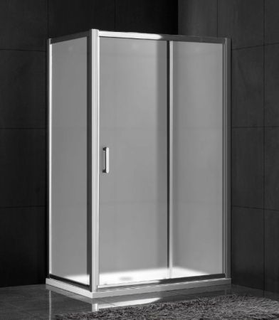 Душевой уголок Gemy Victoria S30191CM-A80M 150х80 профиль Хром стекло матовое, артикул S30191CM-A80M