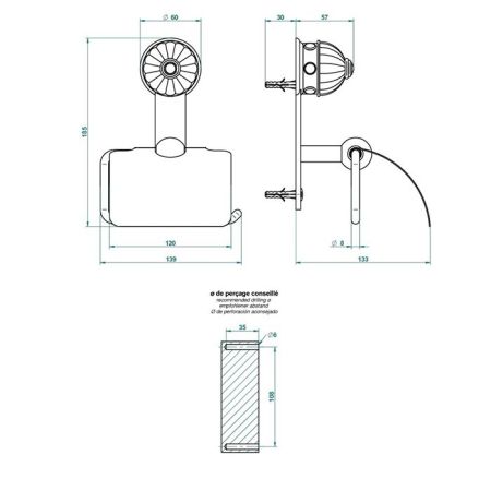 THG CHEVERNY JASPE ROUGE Держатель туалетной бумаги с крышкой, вставки красная яшма, цвет полированное золото