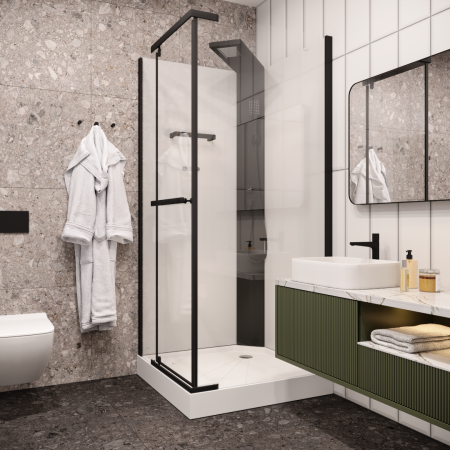 Кабина MiMi901B душевая Cerutti SPA (90x90x215-225)