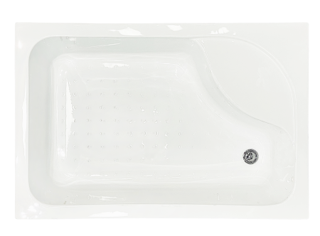 Душевой угол Royal Bath RB 8100BP-T-BL (прозрачное) правый, артикул RB8100BP-T-BL-R